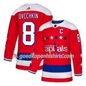 Washington Capitals Alexander Ovechkin 8 Adidas 2018-2019 Alternate Authentic Shirt - Mannen